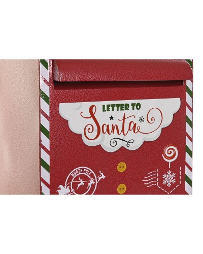 Christmas Mailbox DKD Home Decor | 28.5 x 26.5 x 52 cm | Yellow, White, Black, Red | Festive Christmas Decoration
